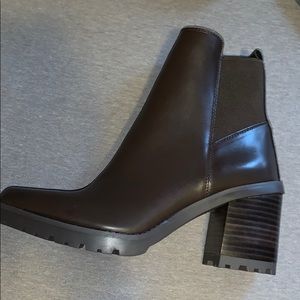 COPY - Franco Sarto dark brown booties with 3-inc…